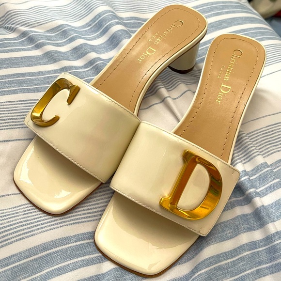C’est Dior Heeled Slide Sandals - Picture 2 of 3